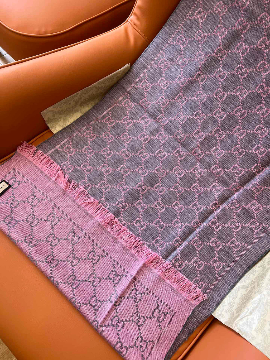 GUCCI 25S SCARF 180 IN WOOL 644860
