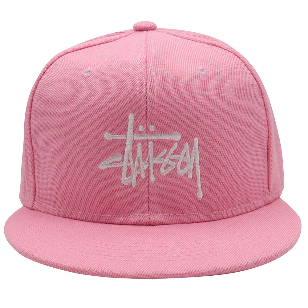 Stussy Hat Embroidery Color Matching Street Hip Hat Sun Hat