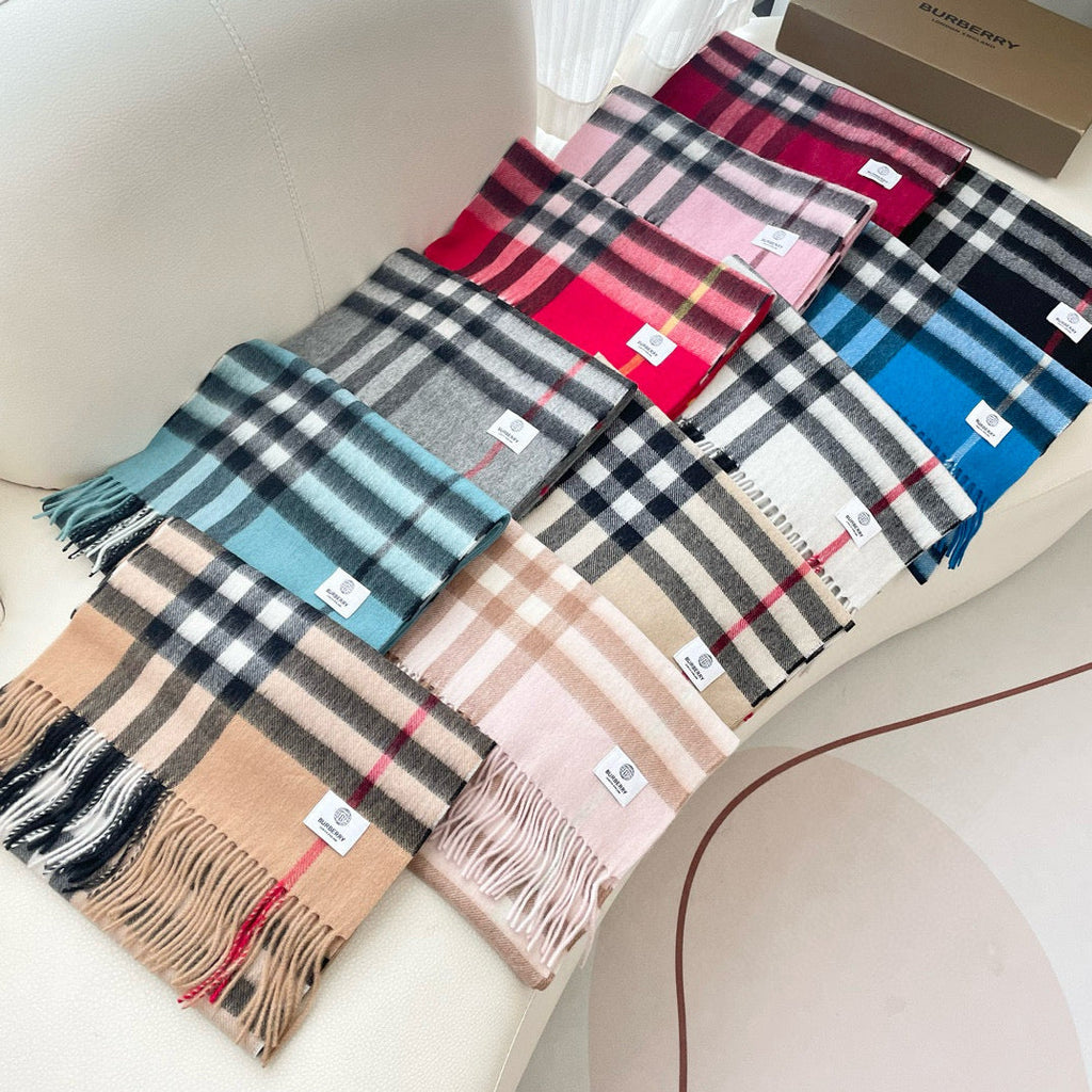 BURBERRY BBR SCARF 180 CM IN CASHMERE 522312