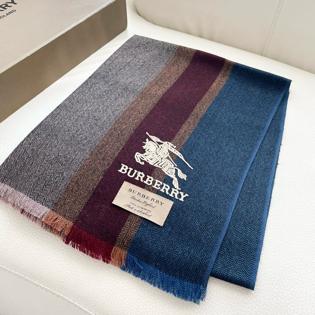 BURBERRY BBR SCARF 180 CM IN CASHMERE 524357