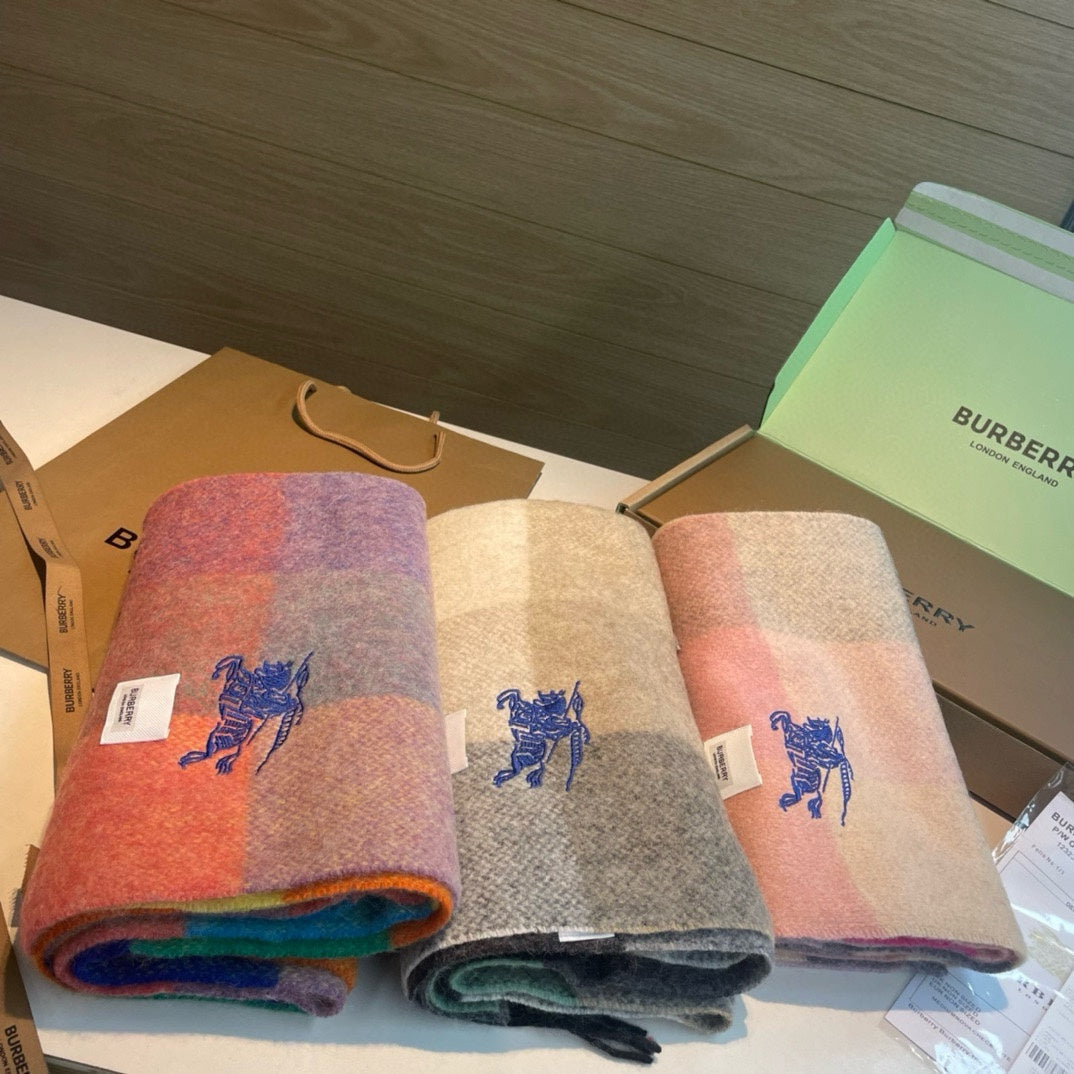 BURBERRY BBR SCARF 200 CM IN CASHMERE 486826