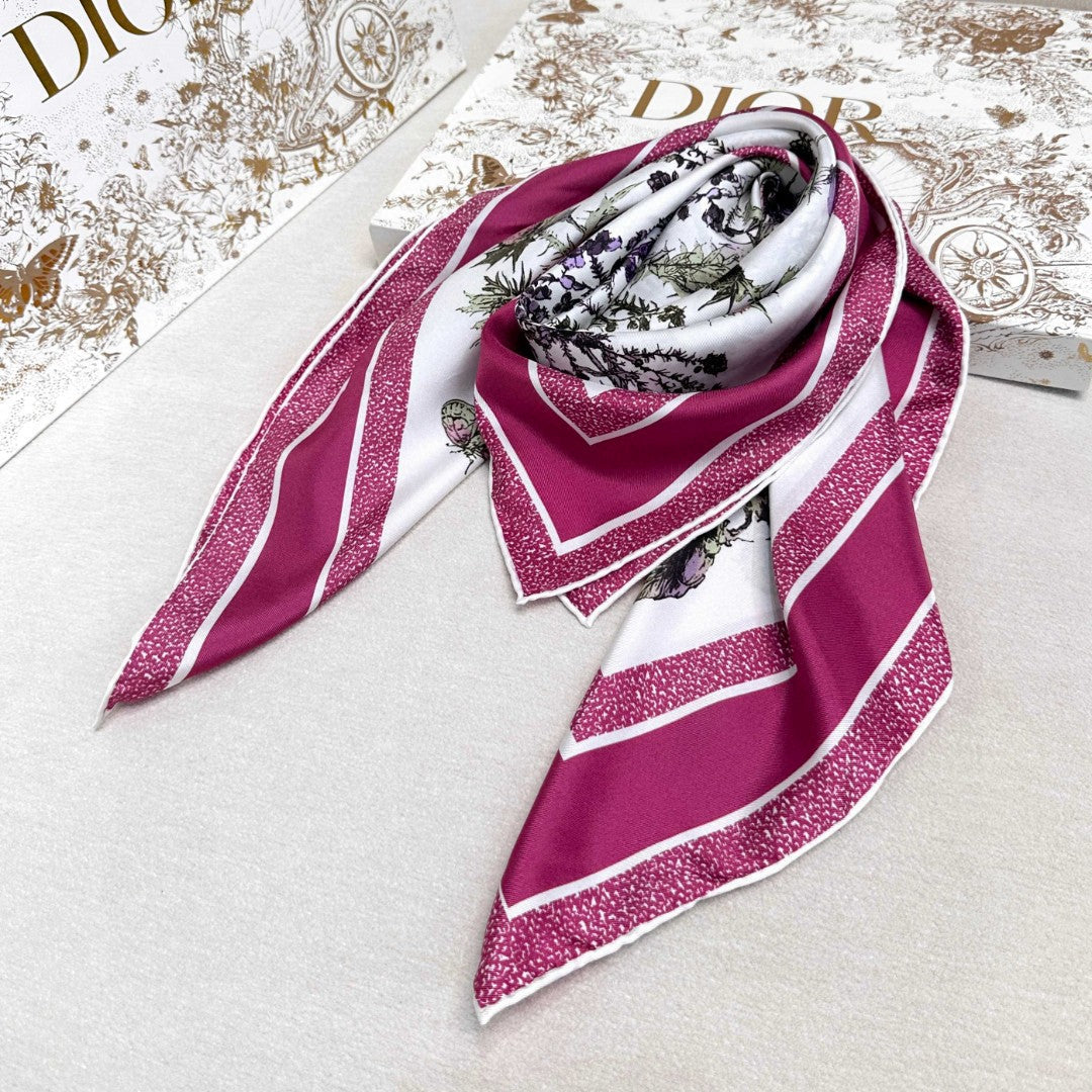 DIOR SCARF 90 CM IN SILK FABRIC 702043