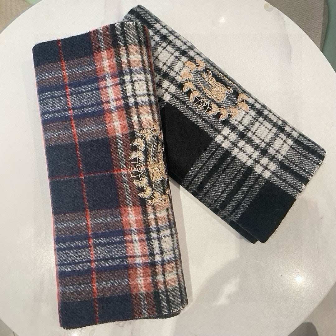 BURBERRY BBR SCARF 180 CM IN CASHMERE 489908